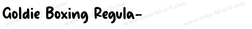 Goldie Boxing Regula字体转换